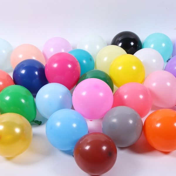 Bóng tròn đủ màu thường 10 inch