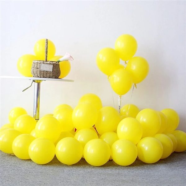 Bóng tròn đủ màu thường 10 inch